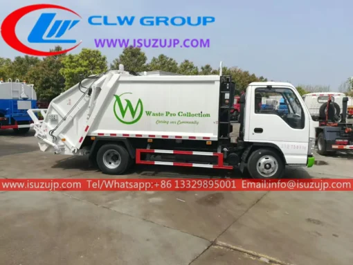 Mini compactador de basura móvil ISUZU 3cbm