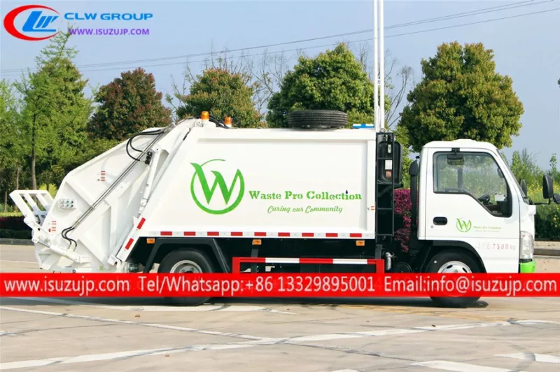 ISUZU 3m3 trash compactor trucks