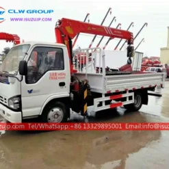 ISUZU 3mt sany stiff boom crane