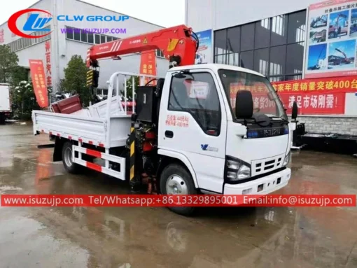 ISUZU 3t sany crane mpya ya lori