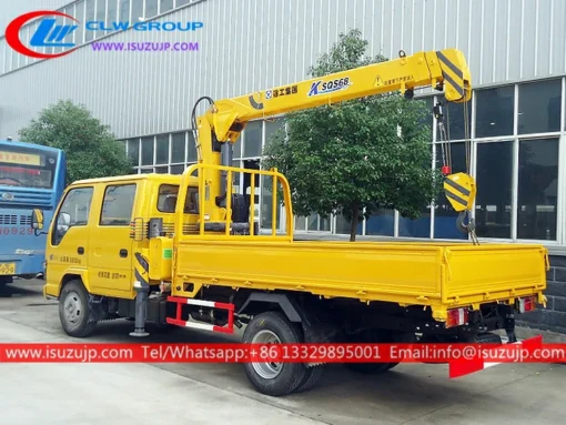 ISUZU 3t straight boom crane truck