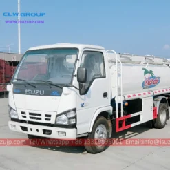 ISUZU 4K-ENGINE 6000L fuel bowser truck