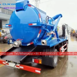 ISUZU 5 cubic meters vacuum sewer truck