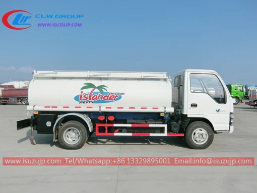 ISUZU 5 ton kapal tanker bahan bakar minyak