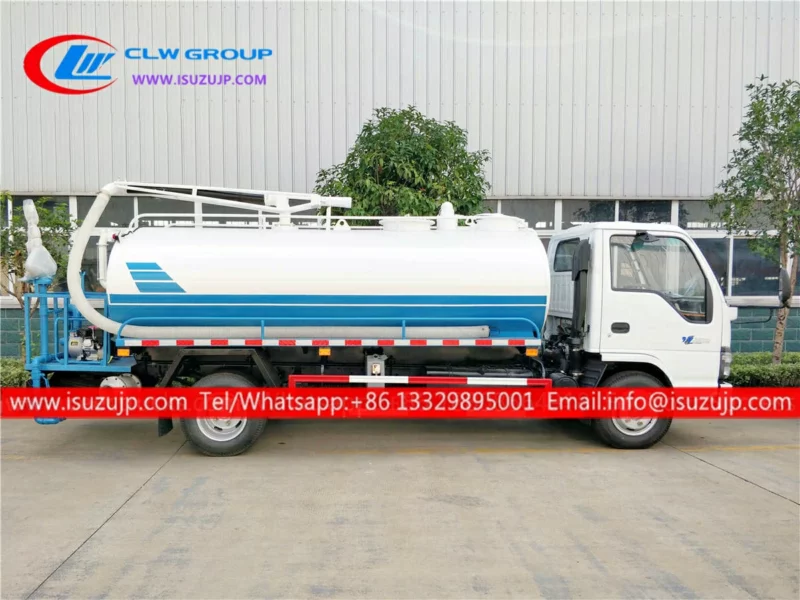 ISUZU 5 ton septic tank truck for sale in south africa