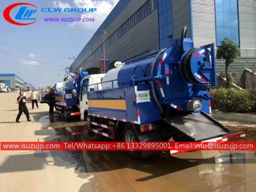 Camion d'épuration des eaux usées ISUZU 5 tonnes