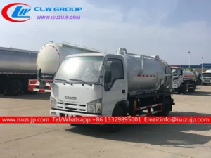 ISUZU 5000 liters sewage removal truck photo