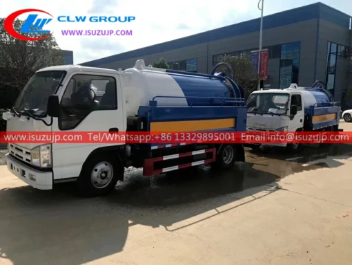 ISUZU 5000L kanalizasyon jeti kamyonları