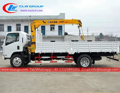 ISUZU 5000kg crane mini dump truck
