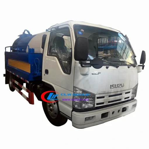 ISUZU 5000 litre jet ve vakumlu kamyon