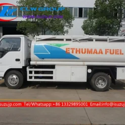 ISUZU 5cbm diesel bowser truck for sale