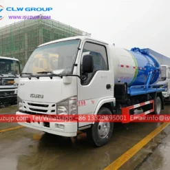 ISUZU 5cbm sewage tanker truck for malaysia
