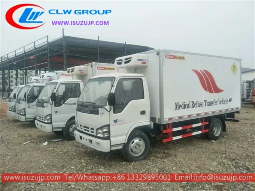 ايسوزو 5 متر مربع طويل شاحنة نقل النفايات الطبية