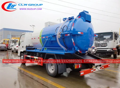 Camiones bomba de aguas residuales ISUZU 5m3 a la venta
