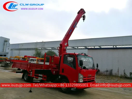 Ang ISUZU 5mt boom crane truck ay naka-mount