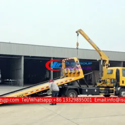 ISUZU 5mt crane towing truck
