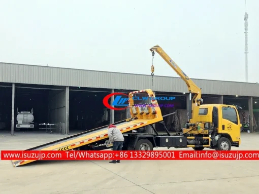 ISUZU 5mt crane towing truck