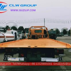 ISUZU 5mt platform wrecker tow truck