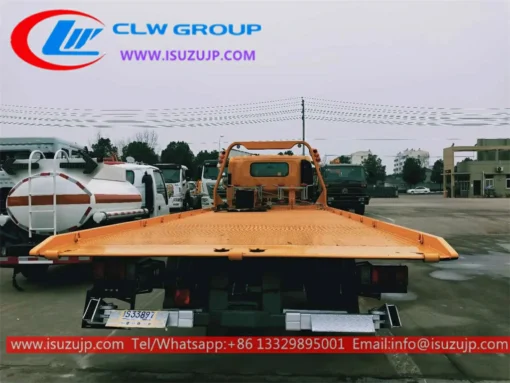 ISUZU 5mt platform wrecker tow truck