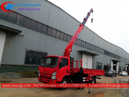 Grue de camion de cargaison d'ISUZU 5t