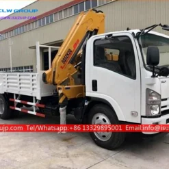 ISUZU 5t folding boom mini crane