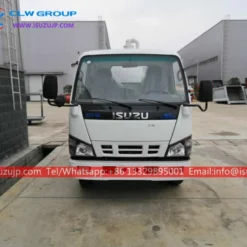 ISUZU 6 cubic meters vacuum tank pump truck