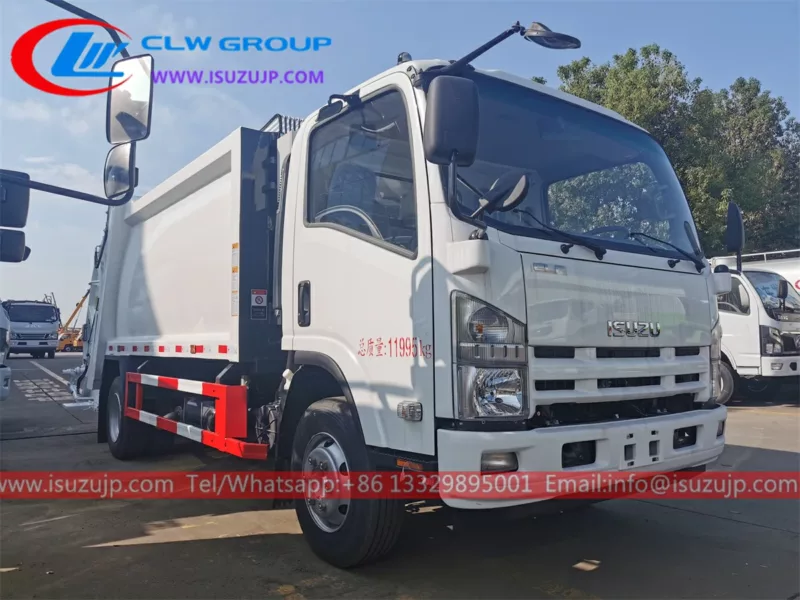 ISUZU 6 ton compactor truck for sale