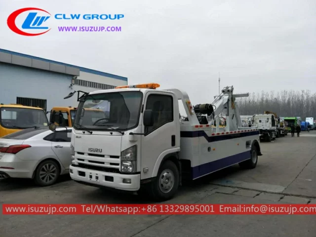 ISUZU 6 ton roll back tow truck for sale