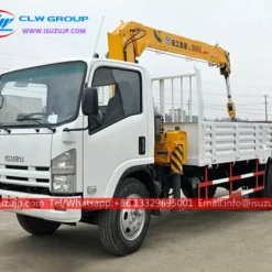 ISUZU 6 ton tipper truck with crane