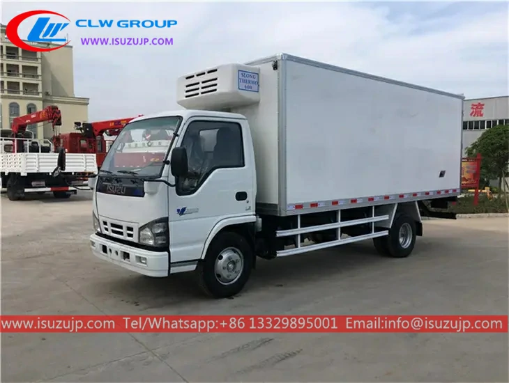 ISUZU 4K ENGINE 5t frozen food colding room truck for meat and fish