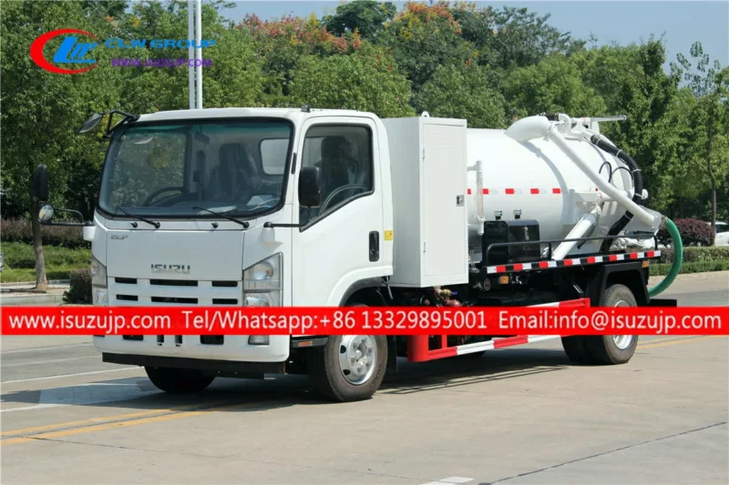 ISUZU 6000liters sewage water truck