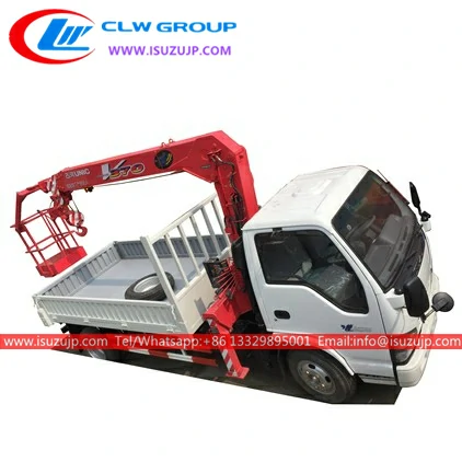 ISUZU 600P 4 ton mobile crane truck