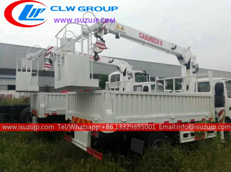 ISUZU 600P 4 ton small truck cranes for sale