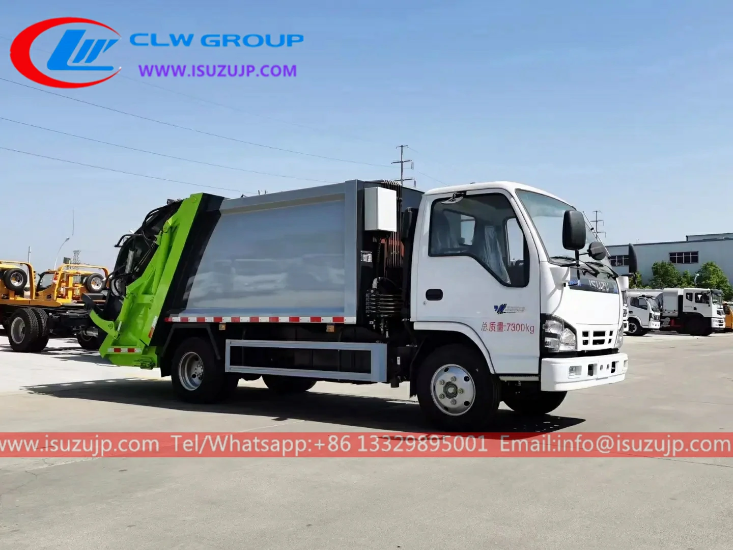 ISUZU 6cbm compactor garbage truck