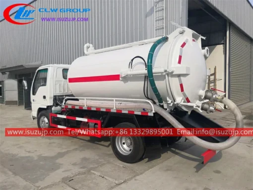 بيع شاحنة فراغ صغيرة ISUZU 6cbm