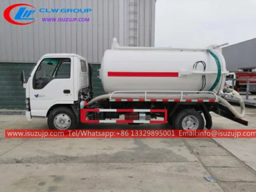 ISUZU 6m3 toilet vacuum truck