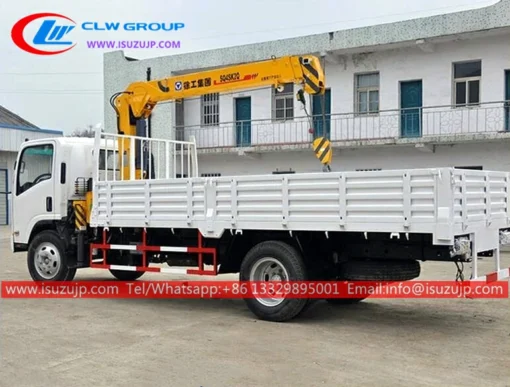 ISUZU 6t dump truck crane