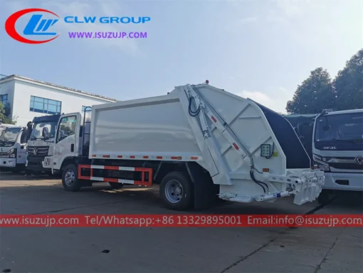 Camion à ordures de gestion des déchets ISUZU 8 mètres cubes