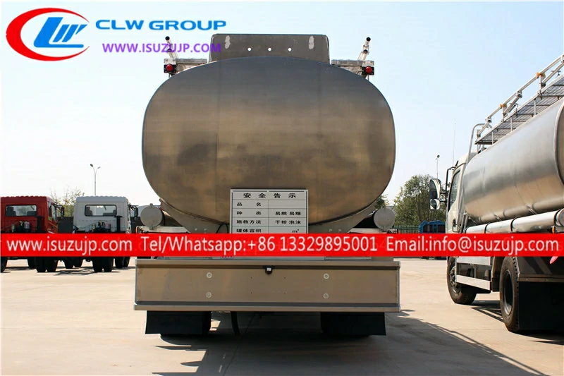 ISUZU 8 ton aluminum oil tank truck