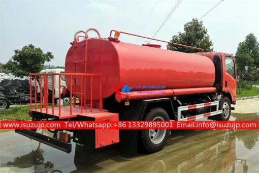 ISUZU 8000L tanker ng inuming tubig
