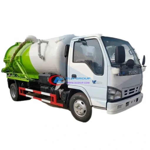 ايسوزو 8000 لتر شاحنة مضخة مياه الصرف الصحي