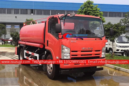 ISUZU 8M3 mbele tanker la maji