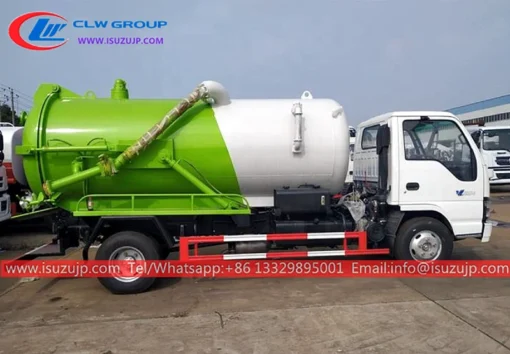 ISUZU 8cbm vacuum suction truck