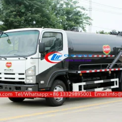 ISUZU 8cbm vacuum tanker truck