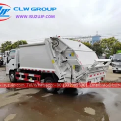 ISUZU 8m3 blue garbage truck