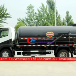 ISUZU 8m3 sewage suction truck