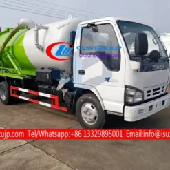 ISUZU 8m3 sewage suction truck