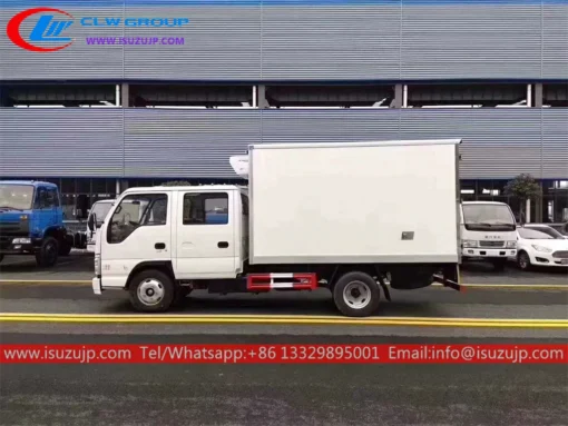 ISUZU Double cabin thermoking refrigeration unit truck