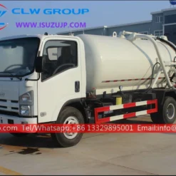 ISUZU ELF 10000liters sewage exhauster trucks