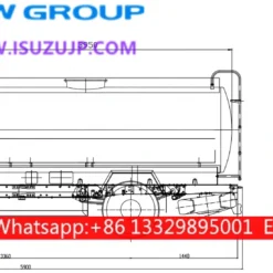 ISUZU ELF 10cbm drinking water tanker